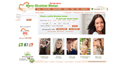 Desktop Screenshot of marry-ukrainian-woman.com